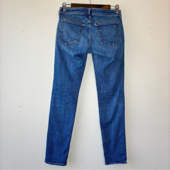 Rag & Bone Dre Low-Rise Slim Boyfriend Jean Mission with Holes Color Size 24 - Picture 9 of 12